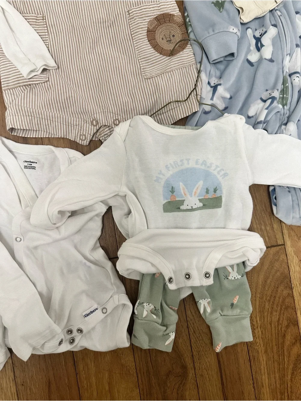 Gerber, nautica, Carter’s sleepers onesies outfits vest romper Easter shorts